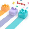 Blokên Avahiyê yên Silicone Rainbow blokên avahiyê yên kemerî